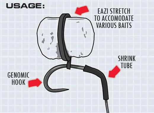 Kodex Eazi Latex Bait Bands CARP 1 Kodex Eazi Latex Bait Bands CARP