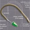 CARP Korda Kaptor Wide Gape Hooks ( Green )