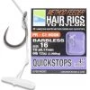 PRESTON INNOVATIONS- METHOD FEEDERS BARBLESS QUICKSTOPS HAIR RIGS TO NYLON MATCH/PLEASURE
