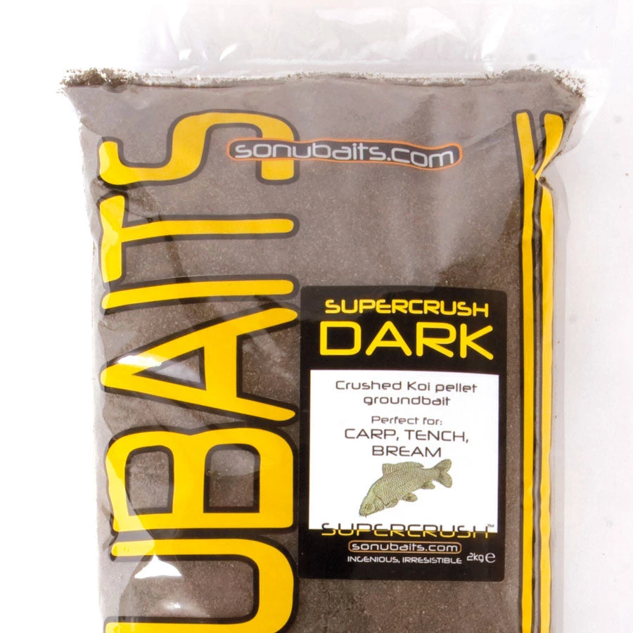 Sonu Baits CARP Sonubait Supercrush Dark Groundbait 1 Sonu Baits CARP Sonubait Supercrush Dark Groundbait