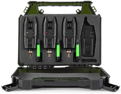 CARP Korum KBI-R Bite Alarm Presentation Set With Indicators 1 CARP Korum KBI-R Bite Alarm Presentation Set With Indicators
