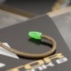 Korda Kaptor Kurv Shank Hooks ( Weed Green ) CARP 6 Korda Kaptor Kurv Shank Hooks ( Weed Green ) CARP