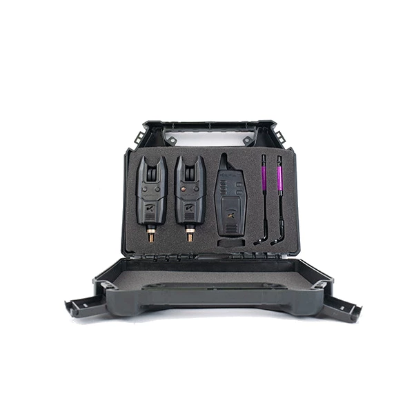 CARP Korum KBI-R Bite Alarm Presentation Set With Indicators 2 CARP Korum KBI-R Bite Alarm Presentation Set With Indicators