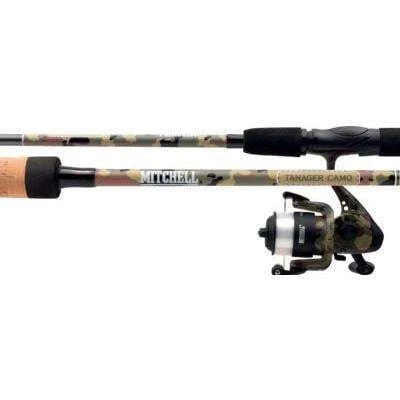Mitchell Tanager Camo Telescopic Rod And Reel Combo. 2 Mitchell Tanager Camo Telescopic Rod And Reel Combo.